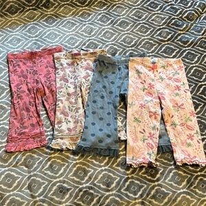 4 pairs of naartjie pants sz 12-18 months